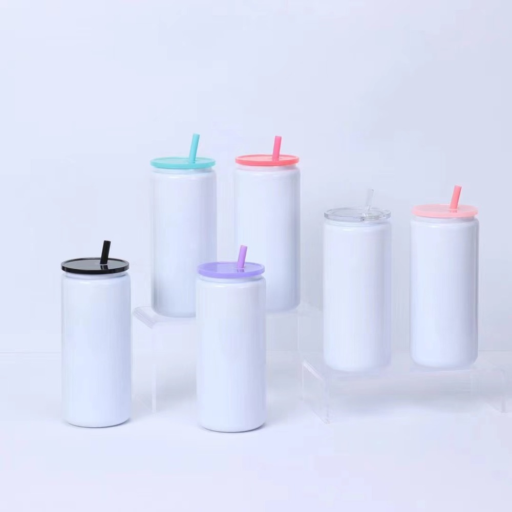 Alwin China RTS New 16oz Double Wall Stainless Steel Sublimation Vacuum Mason Mug Can
