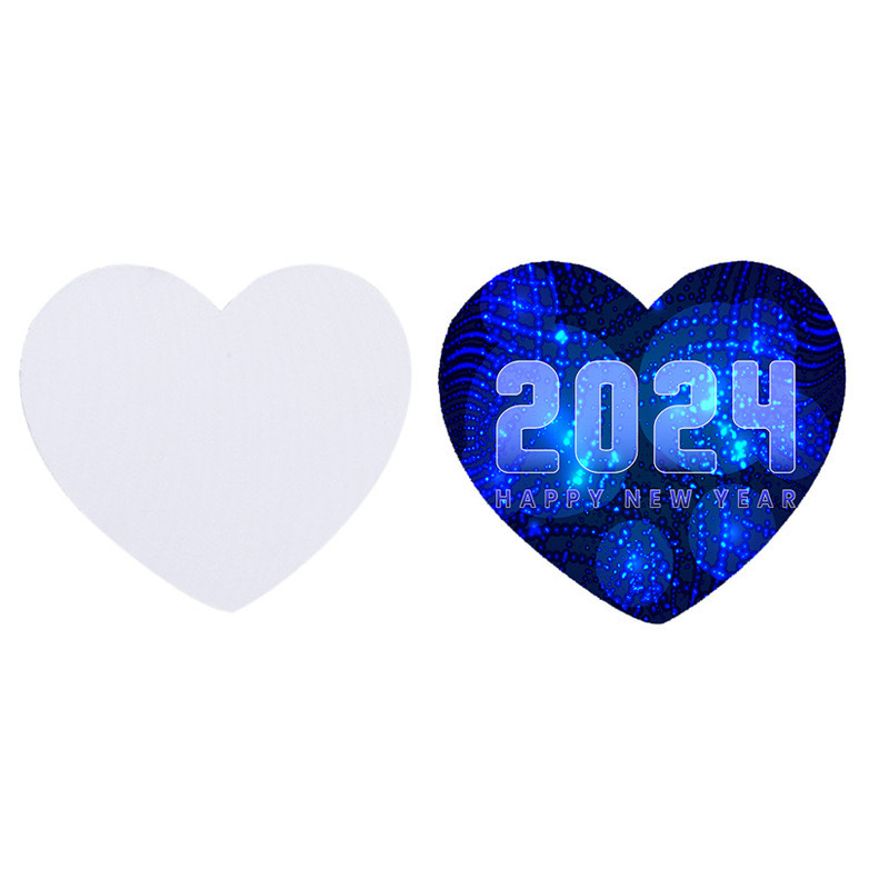 Alwin China RTS Heat Press mouse pads round rectangular heart-shaped diving material mouse pads sublimation blank mouse pads DIY