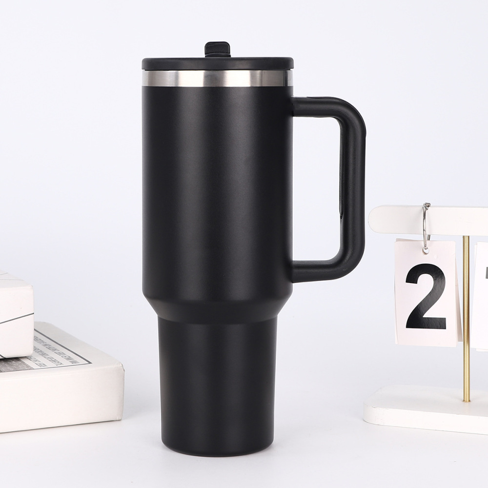 Alwin China RTS 40oz Quencher Powder Coated Travel Mug Stainless Steel Tumbler with Straw Lids Leak Proof