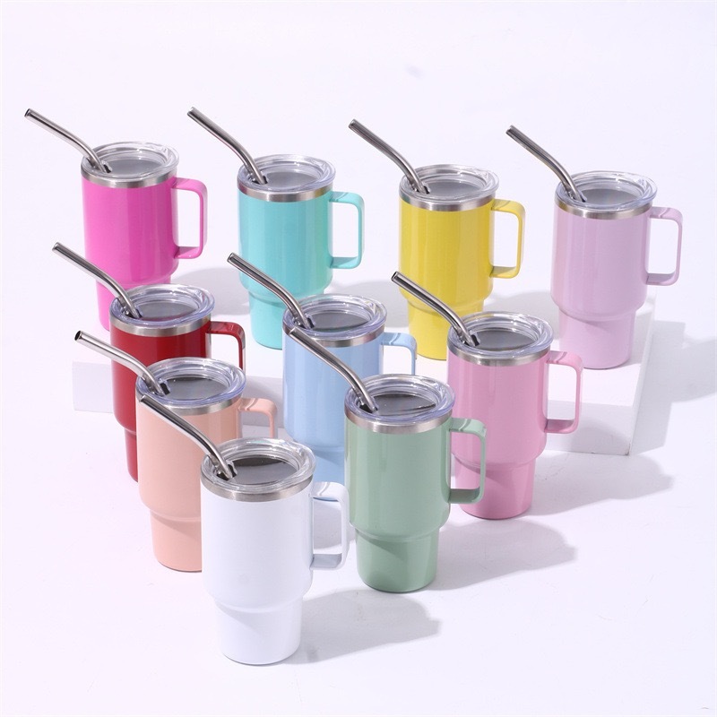 Alwin USA RTS 3oz Sublimation Double Wall Stainless Steel Mini Wine Tumbler with Handle Mixed Color Hot Sale on Amazon