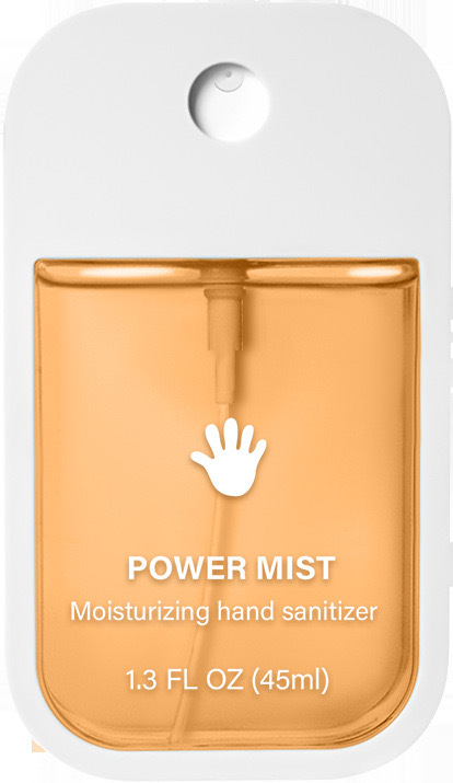 Alwin China RTS Hot Sale Moisturizing Hand Sanitizer Power Mist 1.3 FL OZ 45ml 6 colors Sets