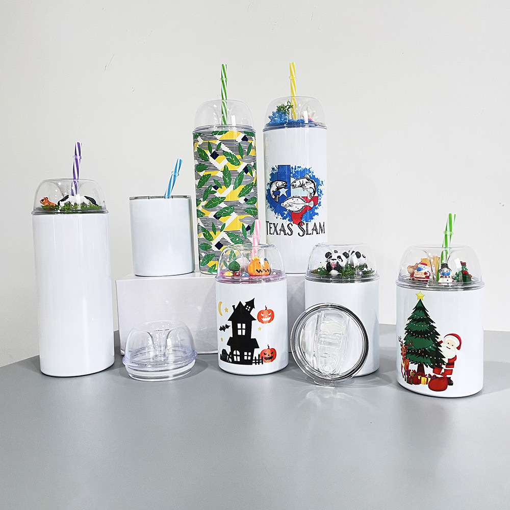 Alwin USA China RTS 10oz 20oz 24oz 22oz Double wall lids Sublimation Skinny Tumbler