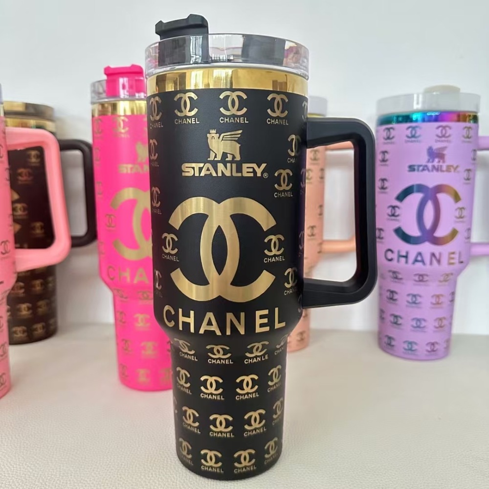 Alwin China RTS 40oz Stanley Chanel Stainless Steel Mug with Handle Mixed Color
