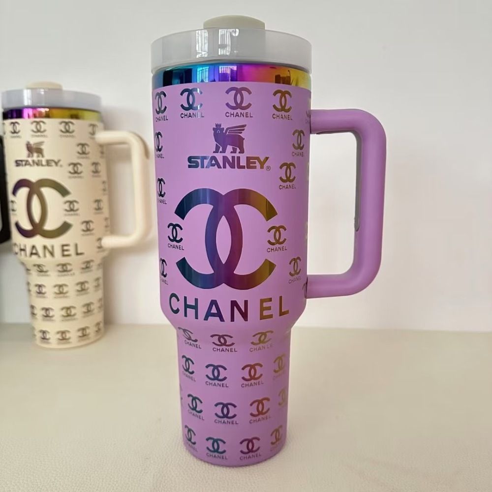 Alwin China RTS 40oz Stanley Chanel Stainless Steel Mug with Handle Mixed Color