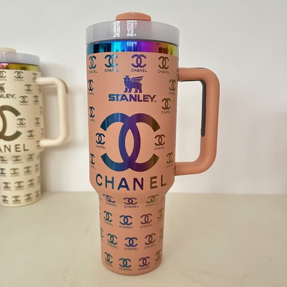 Alwin China RTS 40oz Stanley Chanel Stainless Steel Mug with Handle Mixed Color