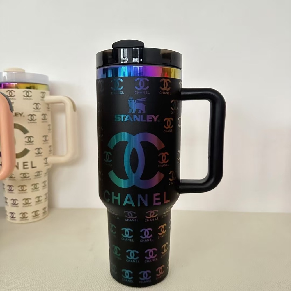 Alwin China RTS 40oz Stanley Chanel Stainless Steel Mug with Handle Mixed Color