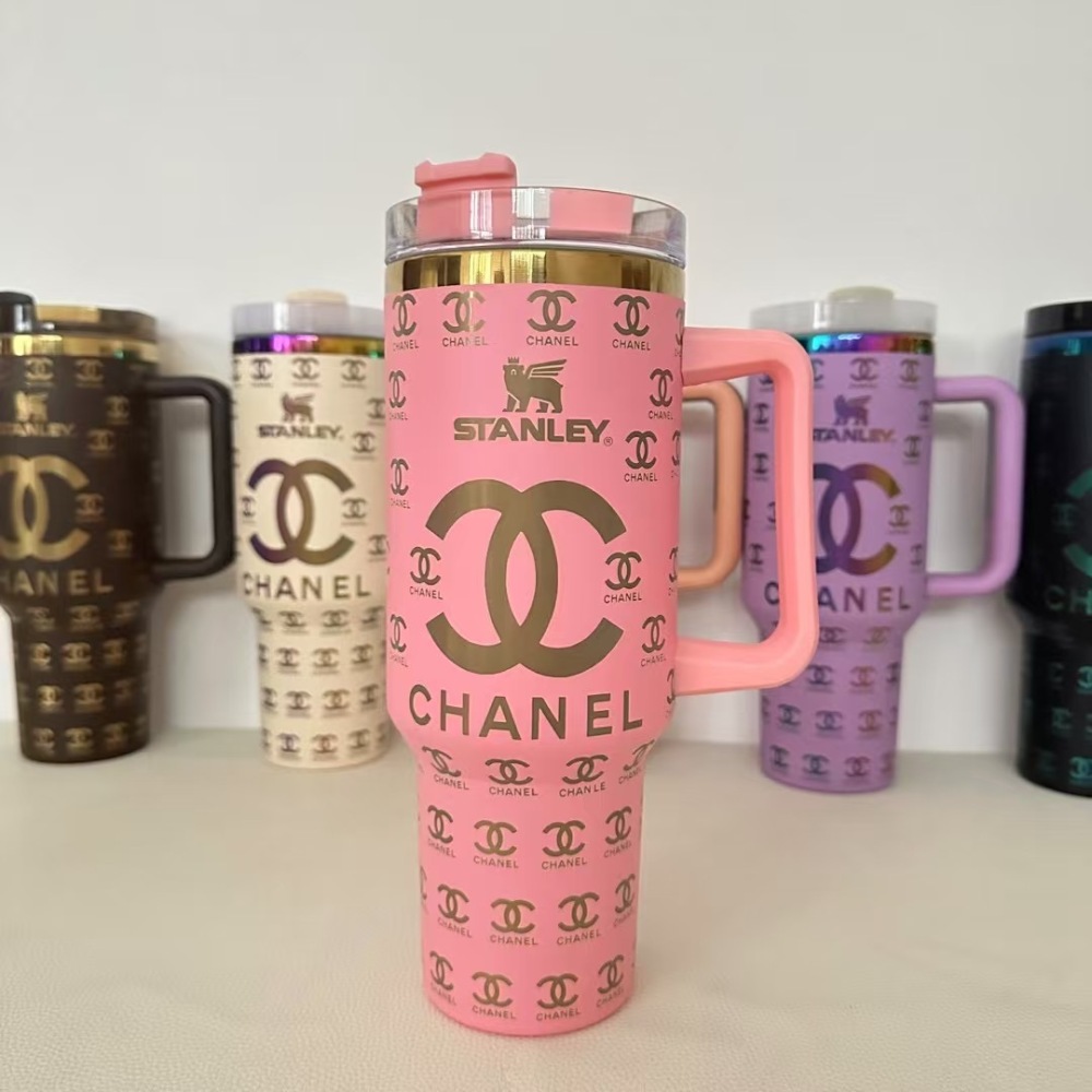 Alwin China RTS 40oz Stanley Chanel Stainless Steel Mug with Handle Mixed Color