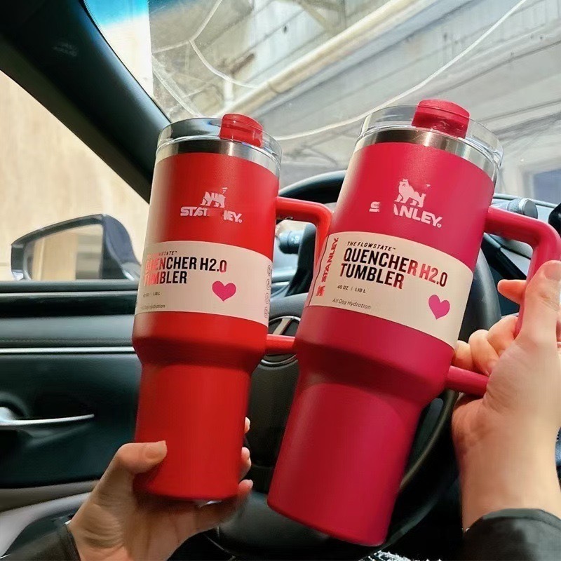 Alwin China RTS 40oz Valentine Red & Pink Stanley With stanley box Mixed color