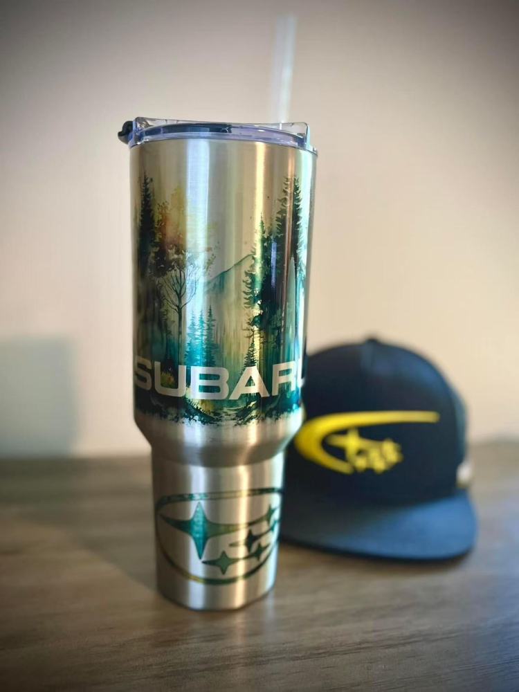Alwin USA RTS 30oz Silver Sublimation Travel Mugs with Flip lids Clearance