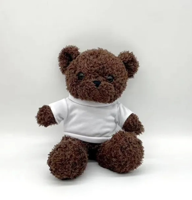 Alwin USA warehouse sublimation white t shirt bear 24pcs/carton Hot Sale