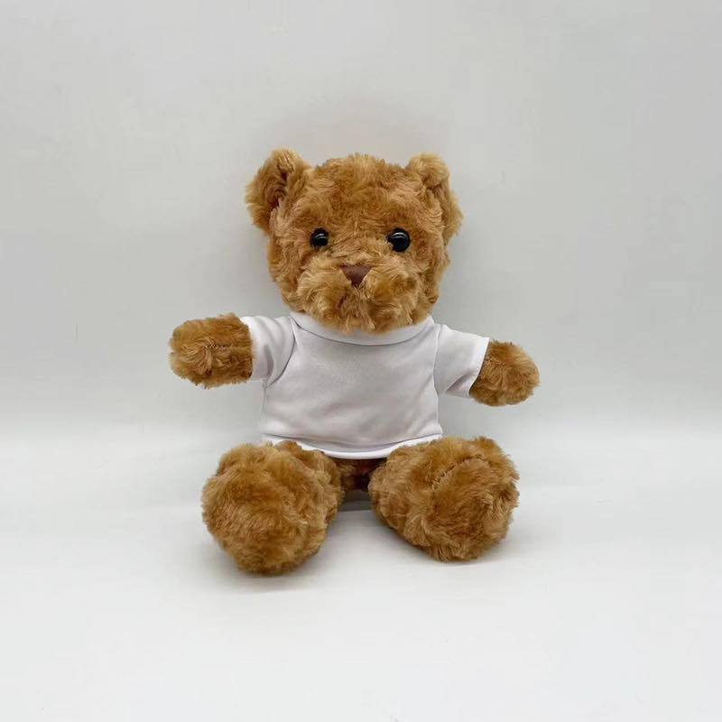 Alwin USA warehouse sublimation white t shirt bear 24pcs/carton Hot Sale