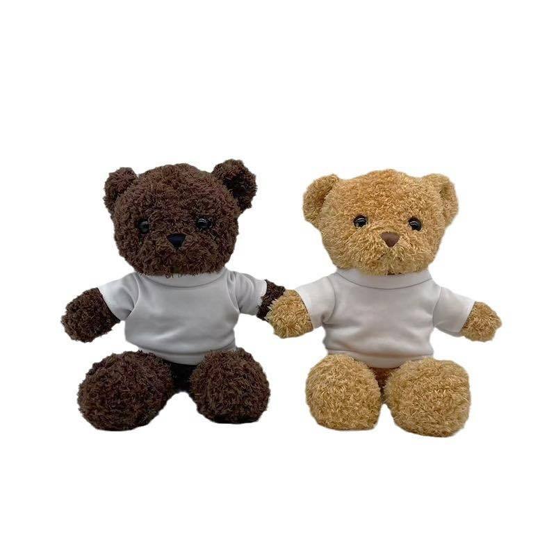 Alwin USA warehouse sublimation white t shirt bear 24pcs/carton Hot Sale