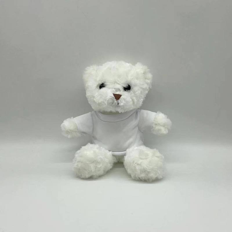 Alwin USA warehouse sublimation white t shirt bear 24pcs/carton Hot Sale