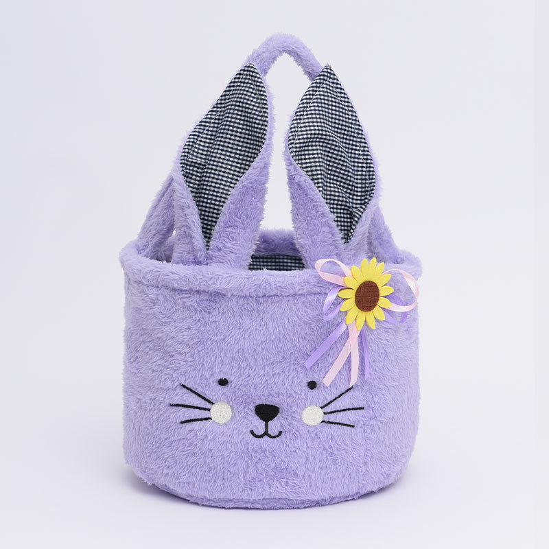 Alwin China RTS Easter Bunny Basket Cartoon Candy Bags Mixed color