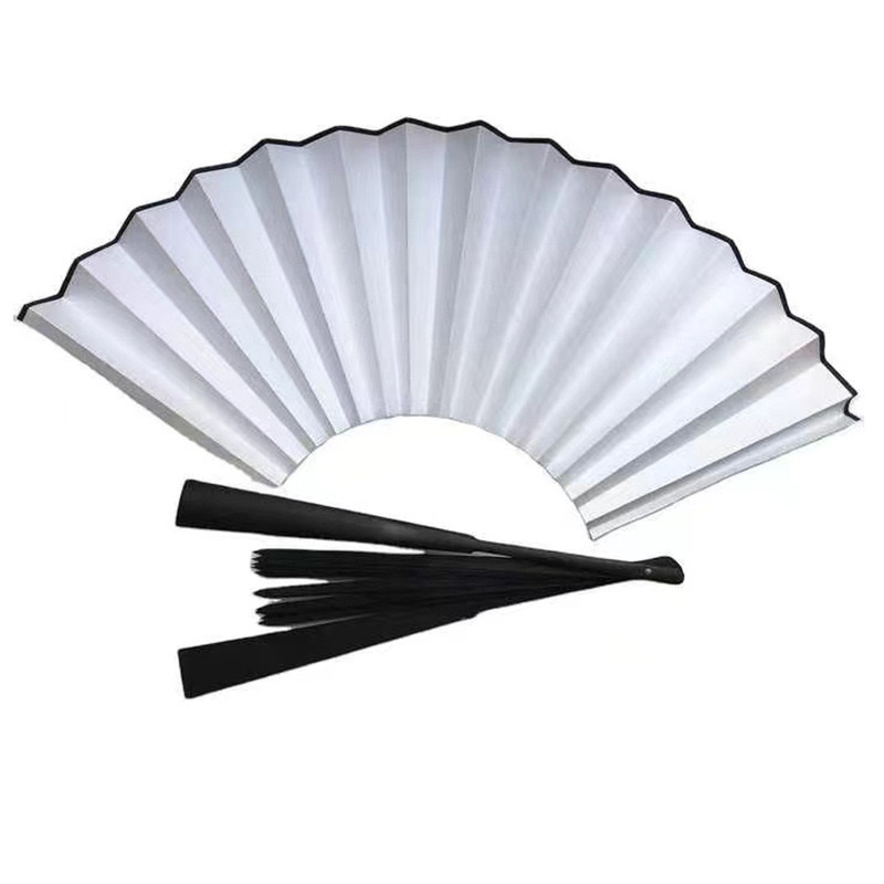 Alwin China RTS Sublimation Blank Folding Clack Fans 8inch 10inch Double Side