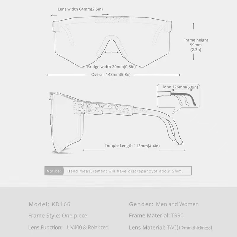 Alwin China RTS PIT viper riding polarized sunglasses anti VU400 colorful real film lens outdoor sports sunglasses wholesale