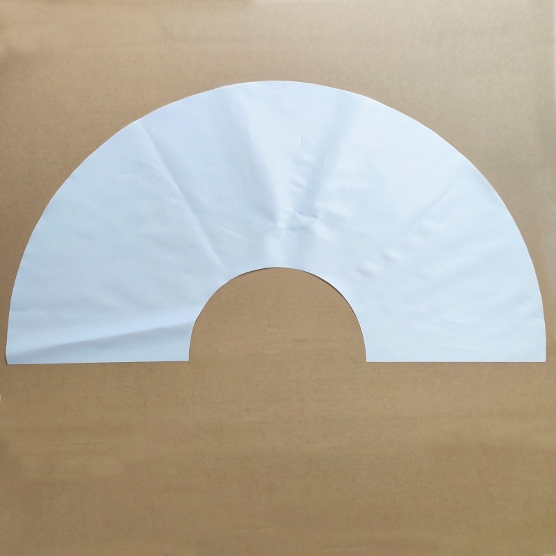 Alwin China RTS New Hot Sale 13inch Blank Polyester Fan Plastic Fan Handle Heat Sublimation Folding Fan