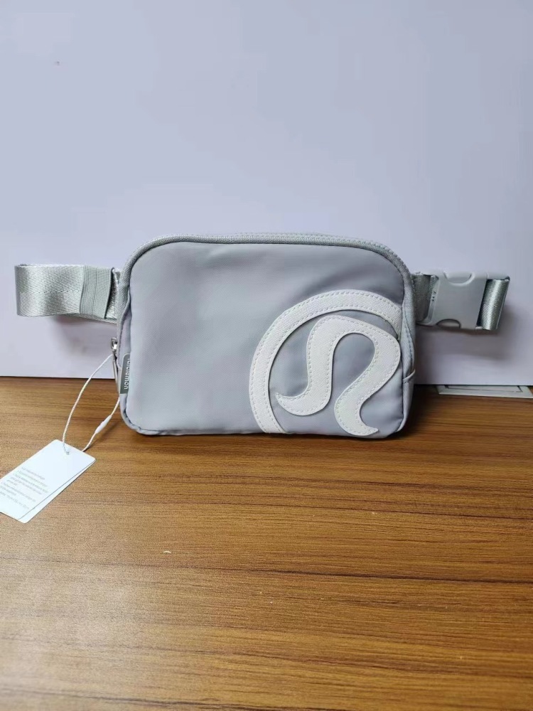 Alwin China RTS Lulu lemon 2L Cross-border Hot Selling Amazon Large Capacity Nylon Waterproof Sports Outdoor Waist Bag Chest Bag Crossbody Bag