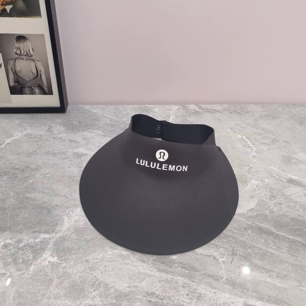Alwin China RTS Lulu Lemon New Sun Protection Hat UV protection Hollow top Large brim seamless sunshade foldable sports sun hat