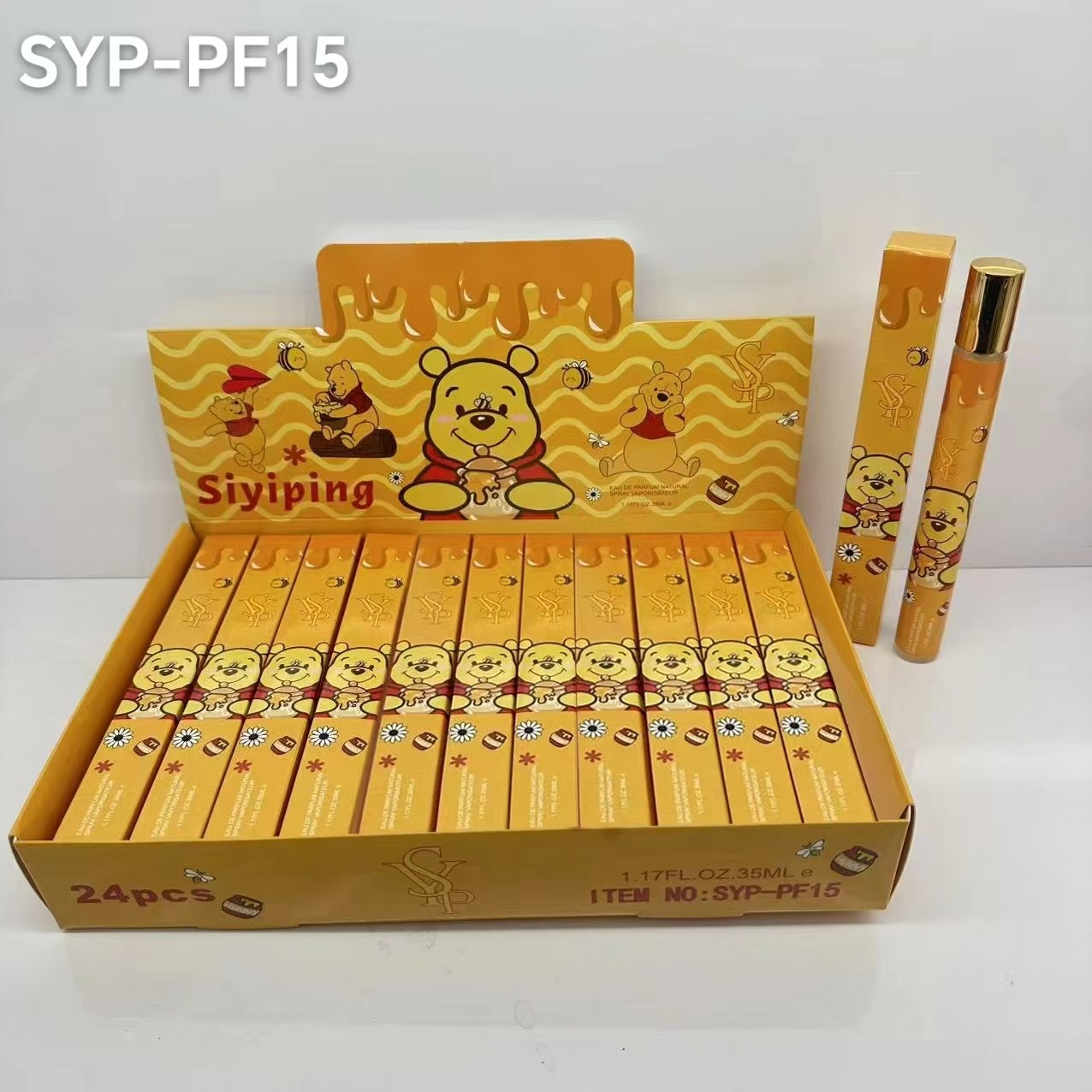 Alwin China RTS Perfume Hellokitty Stitch Labubu Cartoon Perfume Spray 24pcs/box