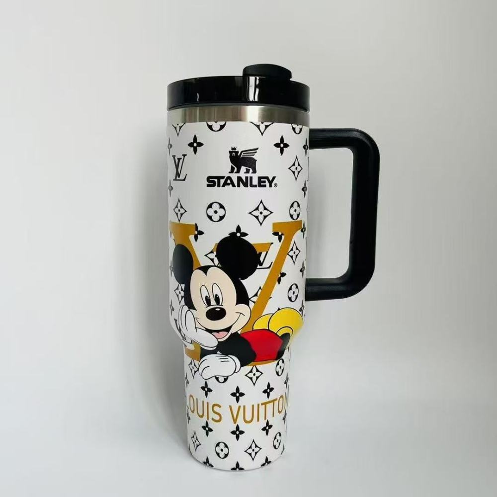 Alwin China RTS 40oz LV New Stanley Mug with 3 logo and box Hot Sale