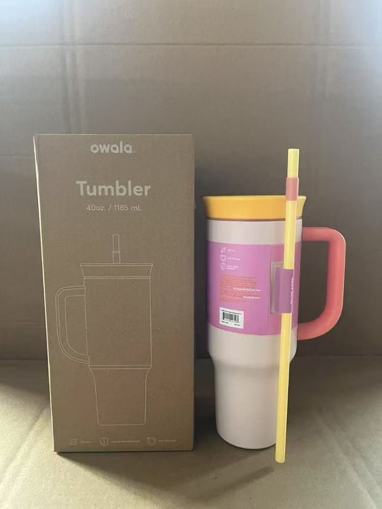 Alwin China RTS New Hot Sale 40oz Owala Freesip Insulated Mug with 2-in-1 lids and Straw Splash Resistant