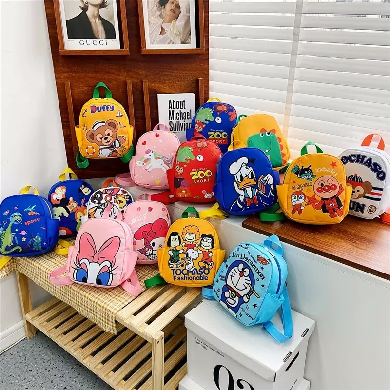 Alwin China RTS Cute Sanrio Cartoon Labubu Kids Crossbody Bags Stitch Kuromi Kapibar Hot Sale