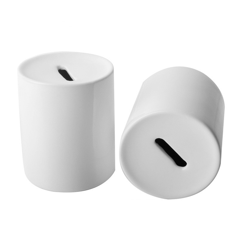 Alwin China RTS Wholesale Sublimation Blank Ceramic Banks Hot Sale Custom Logo