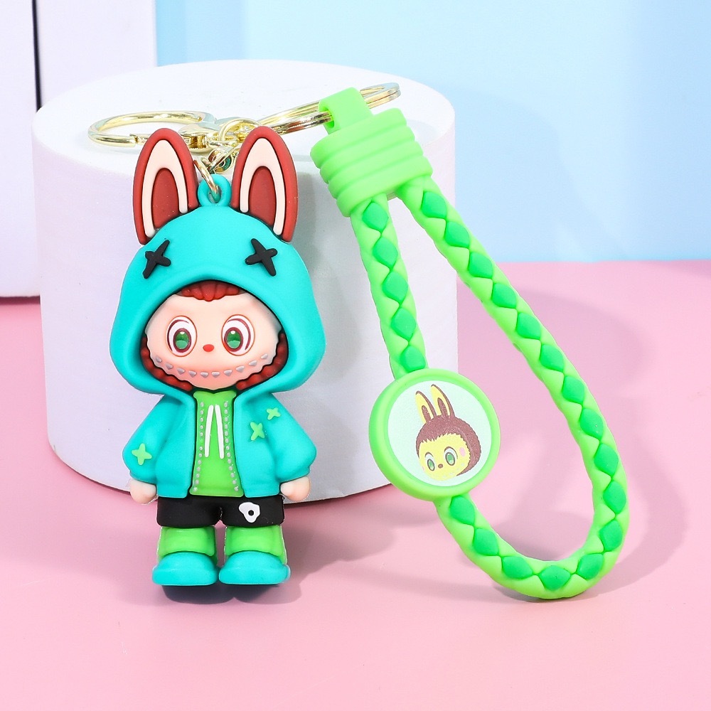 Alwin China RTS Labubu Plush Keychain Whole Cartoon Pendant New Hot Sale