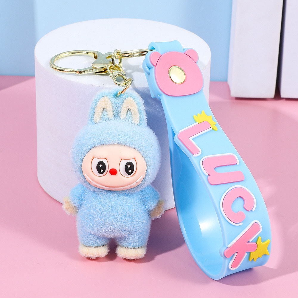 Alwin China RTS Labubu Plush Keychain Whole Cartoon Pendant New Hot Sale
