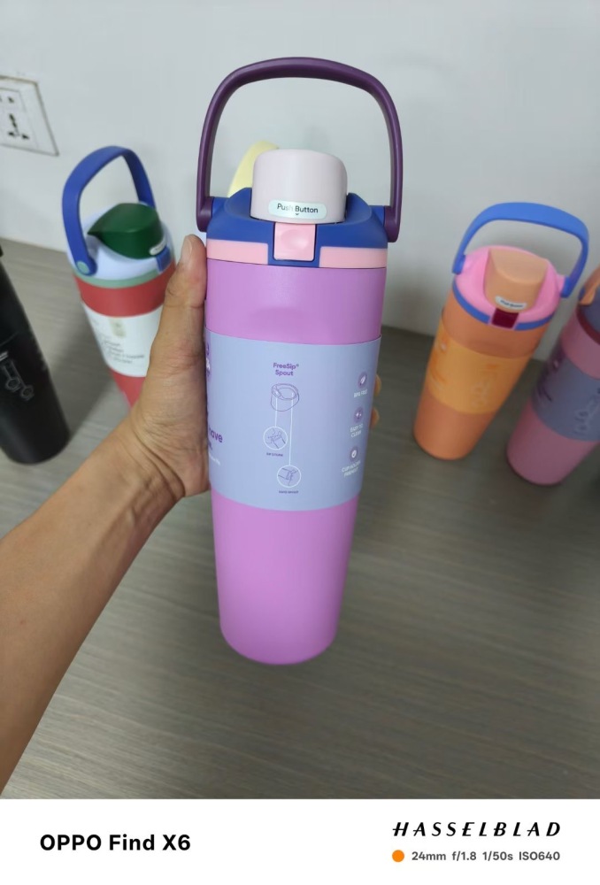 Alwin China RTS New 30oz 40oz Owala FreeSip Bottle Portable Lids Mixed Color Hot Sale
