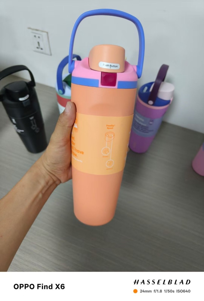 Alwin China RTS New 30oz 40oz Owala FreeSip Bottle Portable Lids Mixed Color Hot Sale
