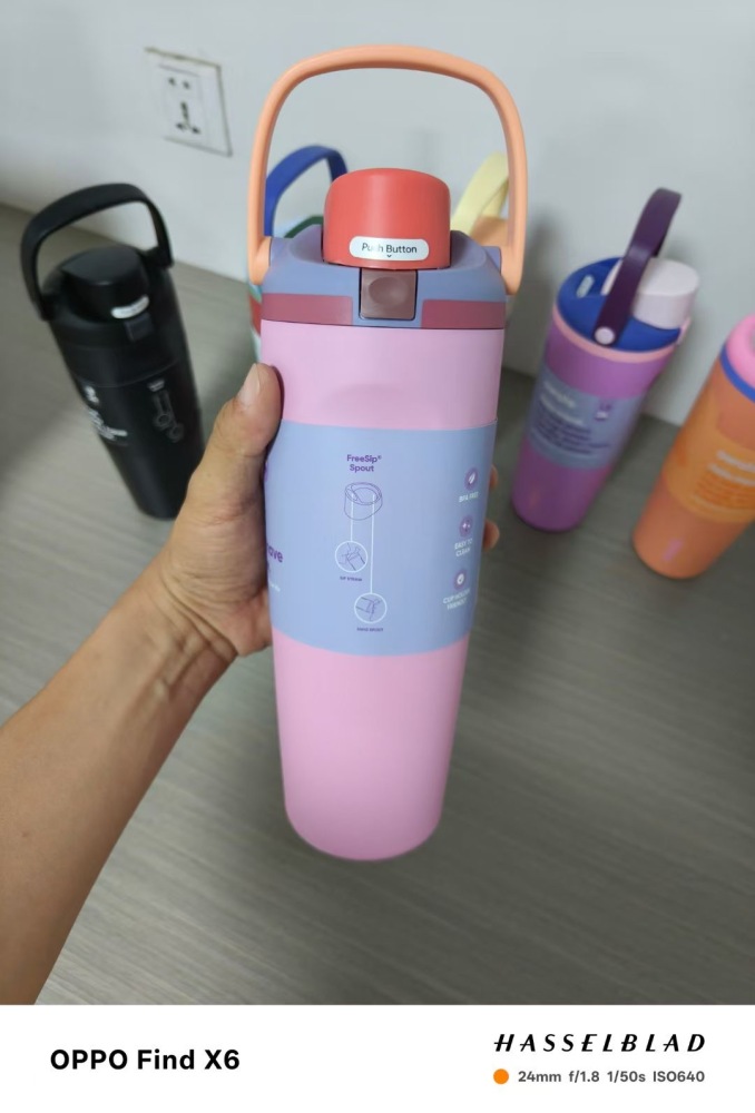 Alwin China RTS New 30oz 40oz Owala FreeSip Bottle Portable Lids Mixed Color Hot Sale
