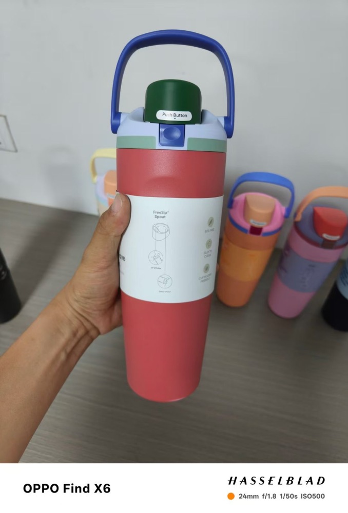 Alwin China RTS New 30oz 40oz Owala FreeSip Bottle Portable Lids Mixed Color Hot Sale