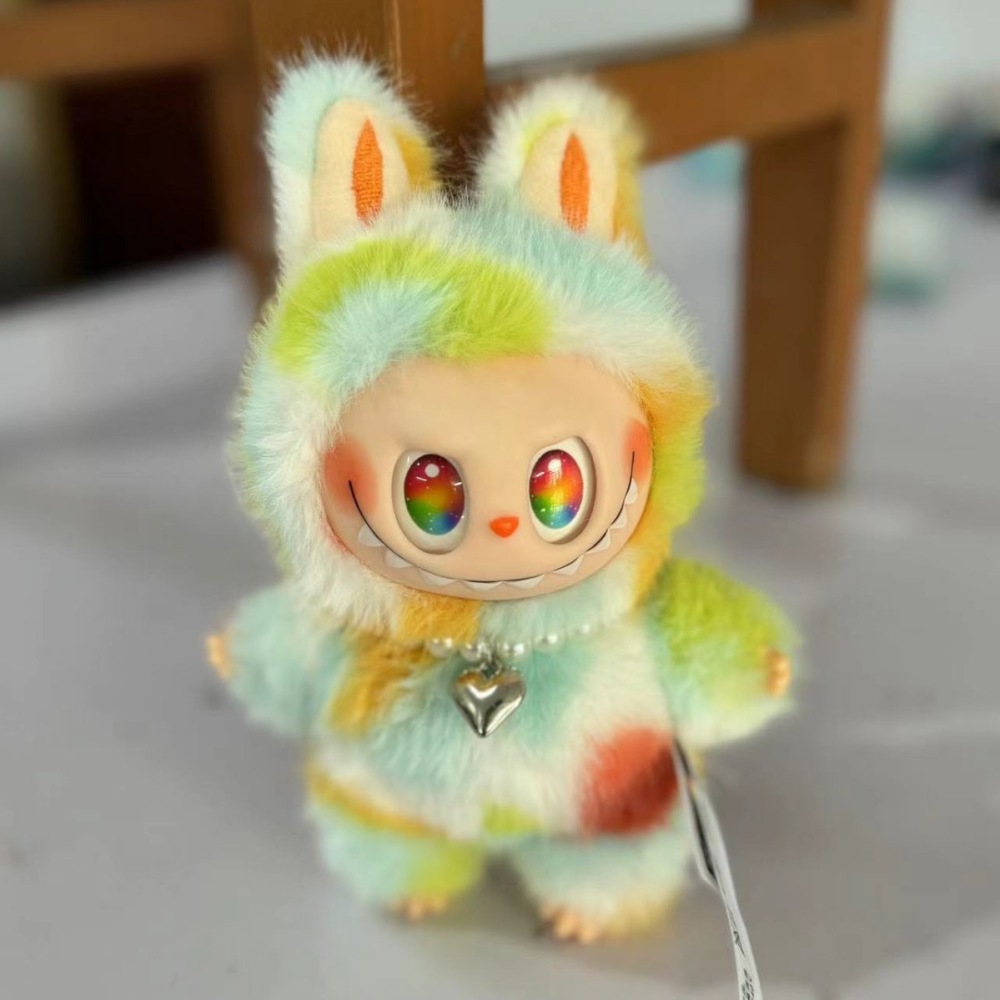 Alwin China RTS Cute Labubu Gen1.0 2.0 3.0 Plush Doll Macaron Color Clothes Handmade Pendant Blind Box