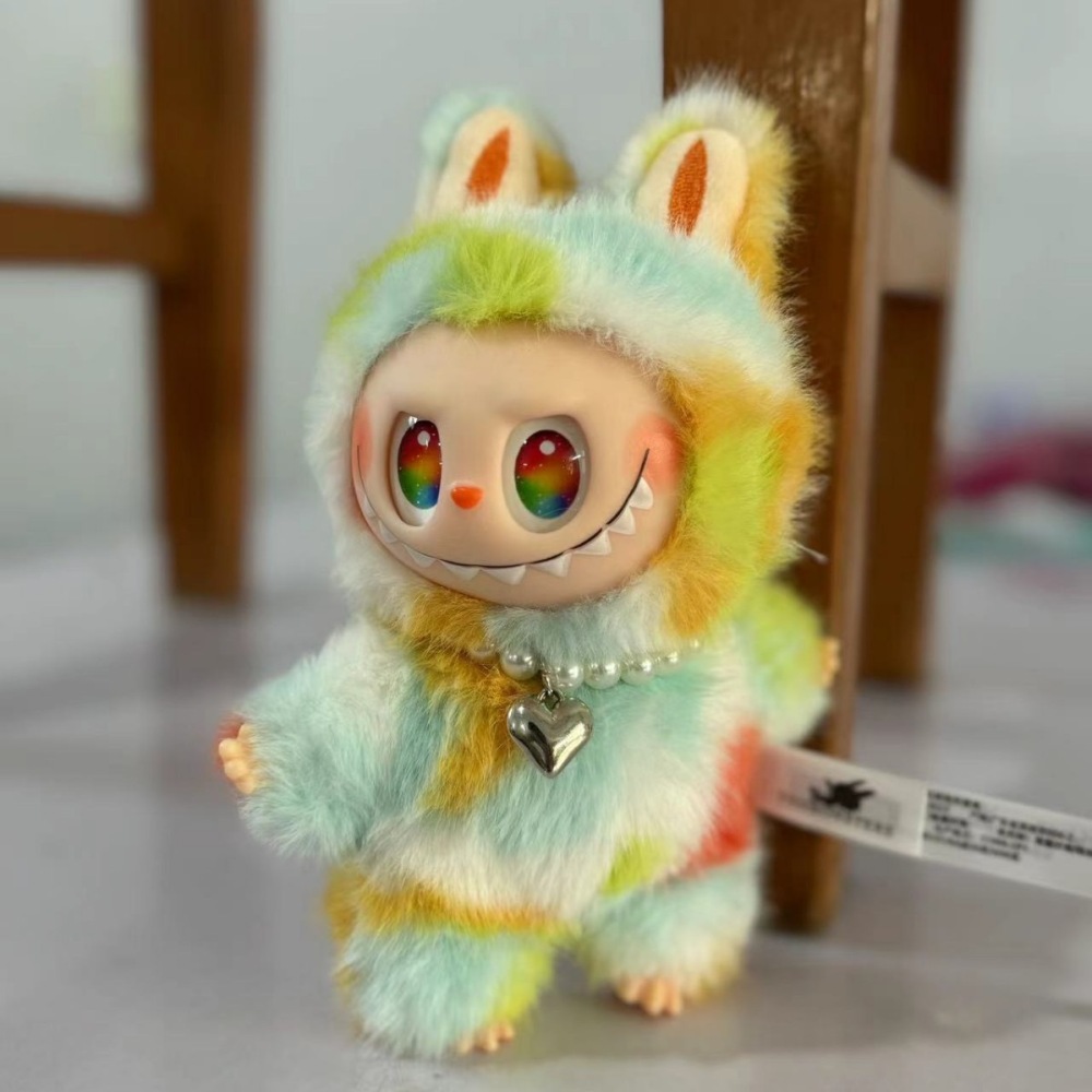 Alwin China RTS Cute Labubu Gen1.0 2.0 3.0 Plush Doll Macaron Color Clothes Handmade Pendant Blind Box