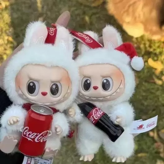Alwin China RTS Cute Labubu Gen1.0 2.0 3.0 4.0 5.0 Plush Doll Cola Macaron Color Clothes Handmade Pendant Blind Box