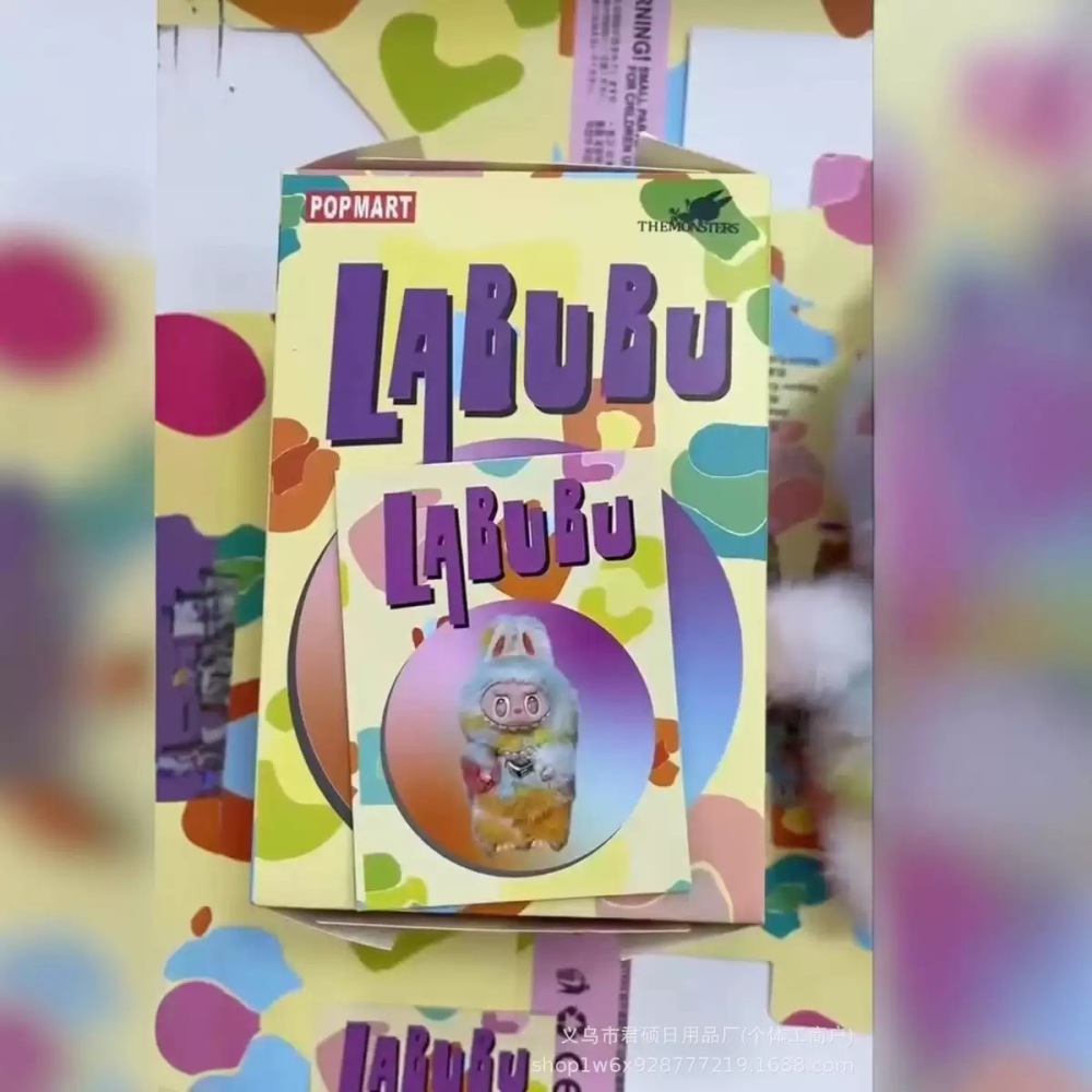 Alwin China RTS Cute Labubu Gen1.0 2.0 3.0 4.0 5.0 6.0 Plush Doll Cola Macaron Color Clothes Handmade Pendant Blind Box