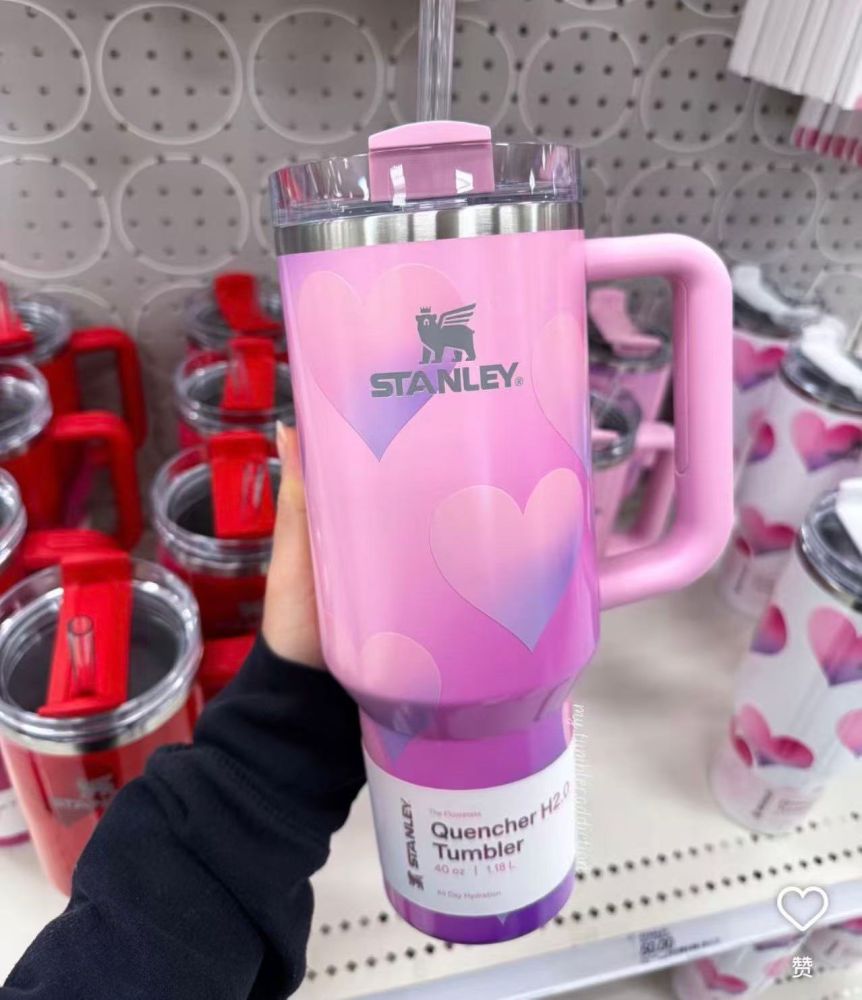 Alwin China RTS New 40oz 20oz Valentine Stanley Mug Hot Sale