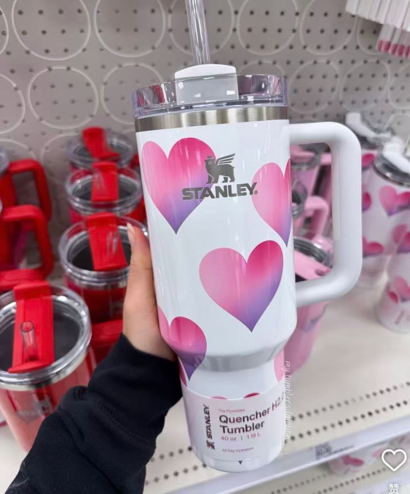 Alwin China RTS New 40oz 20oz Valentine Stanley Mug Hot Sale