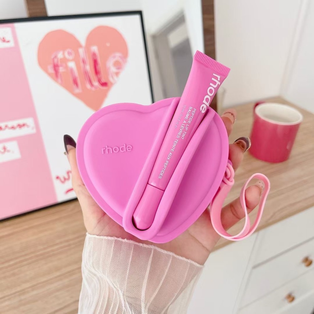 Alwin China RTS Hot Sale Rhode Lip Gloss Balm Wallet Coin Purse Small Carry Pouch with lipsticks