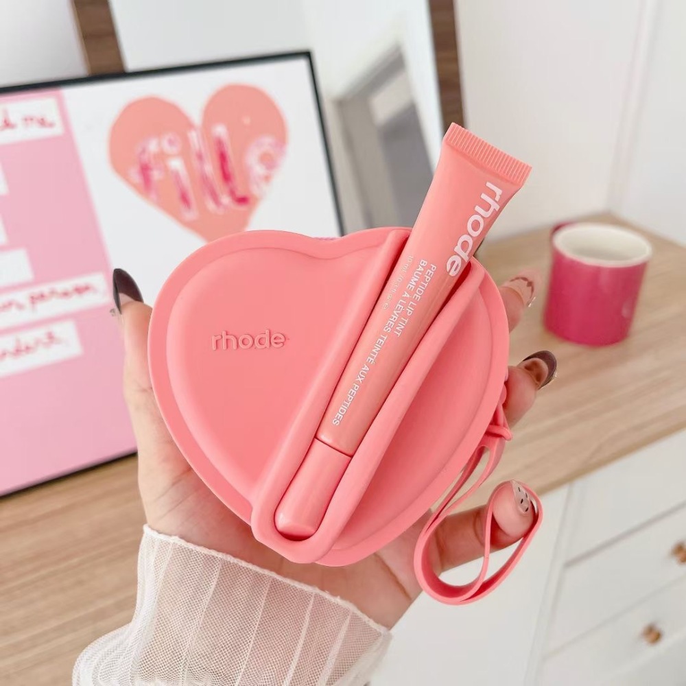 Alwin China RTS Hot Sale Rhode Lip Gloss Balm Wallet Coin Purse Small Carry Pouch with lipsticks