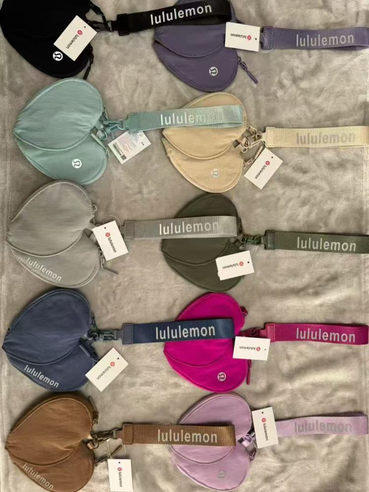 Alwin China RTS New LuLu Lemon Heart Wrist Bag Hot Sale
