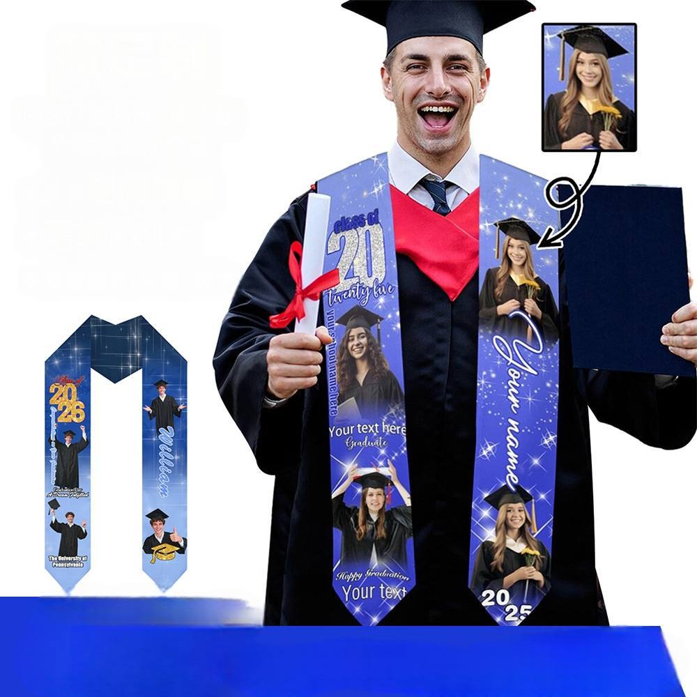 Alwin Sublimation Graduation Stole sashes China Warehouse
