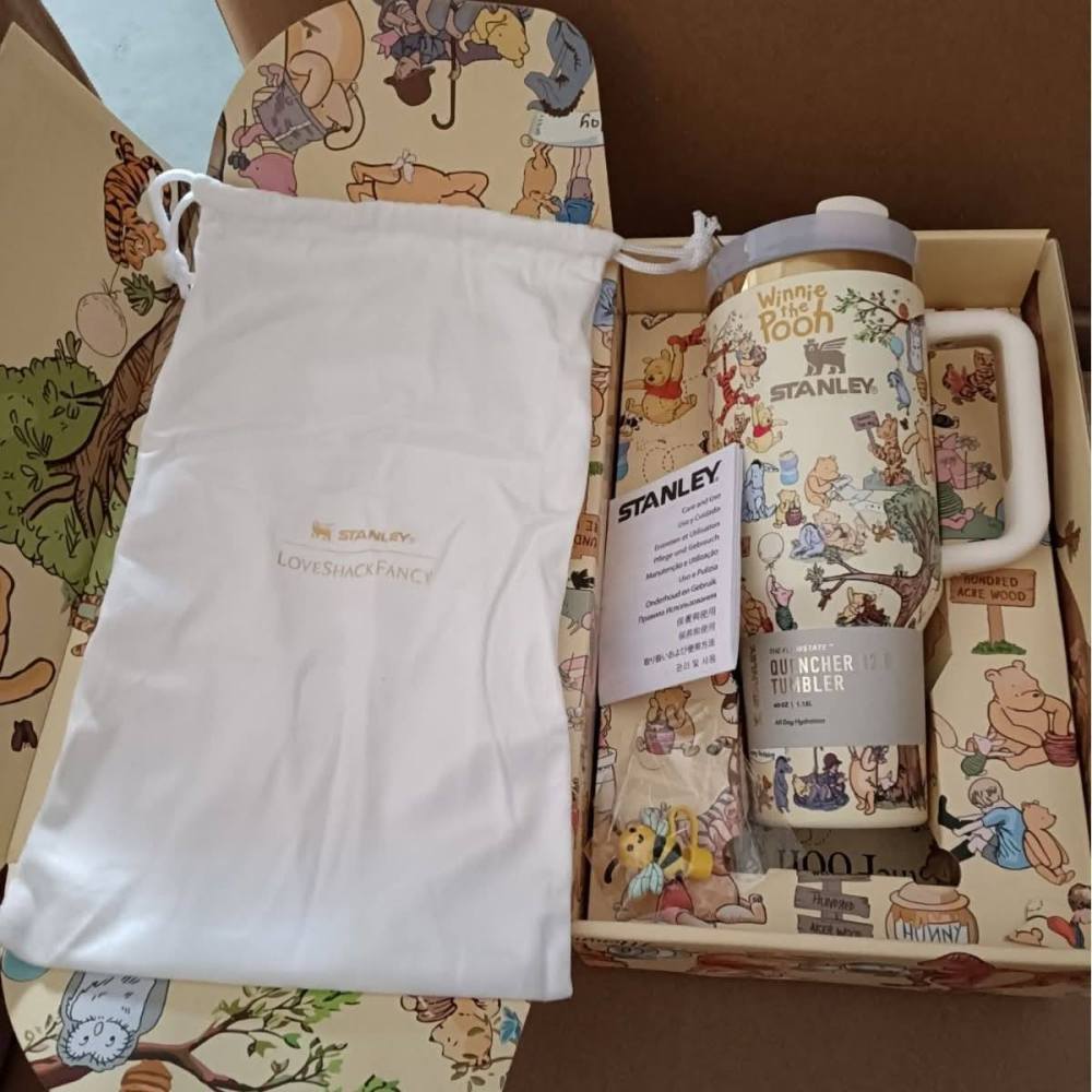 Alwin China RTS New 40oz Winnie Stanlet with Gift Box with Logo Hot Sale