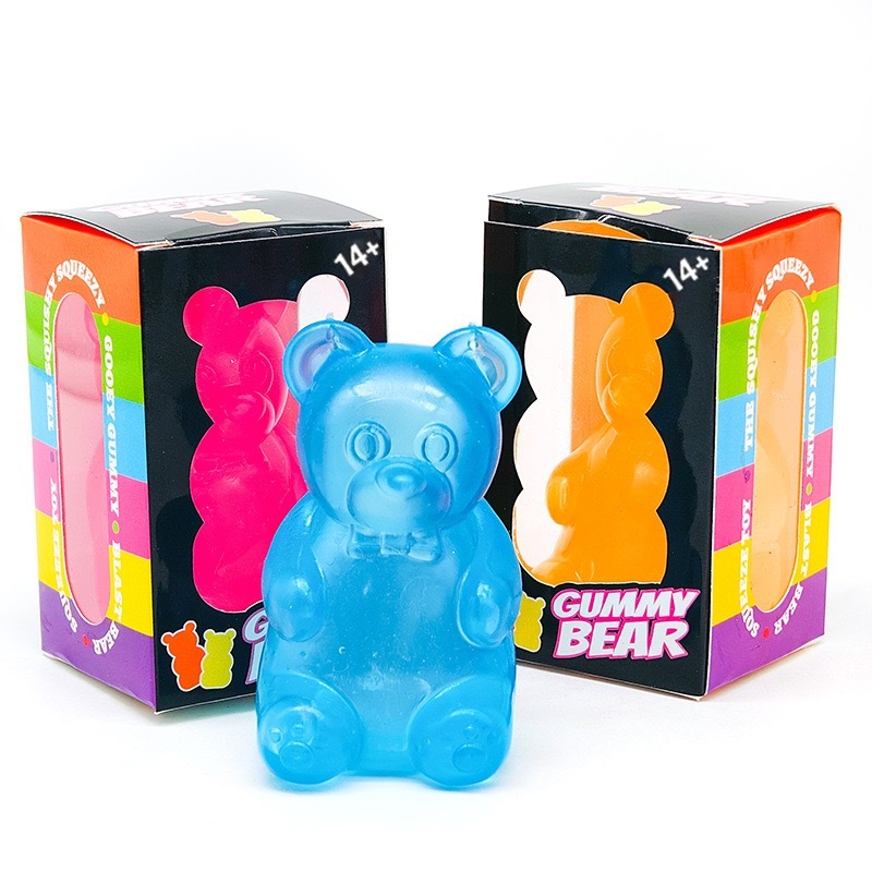 Alwin China RTS Needoh Squish Bear Maltose Pinch Decompression Ball Squeeze Toy Slow Rebound Hot Sale
