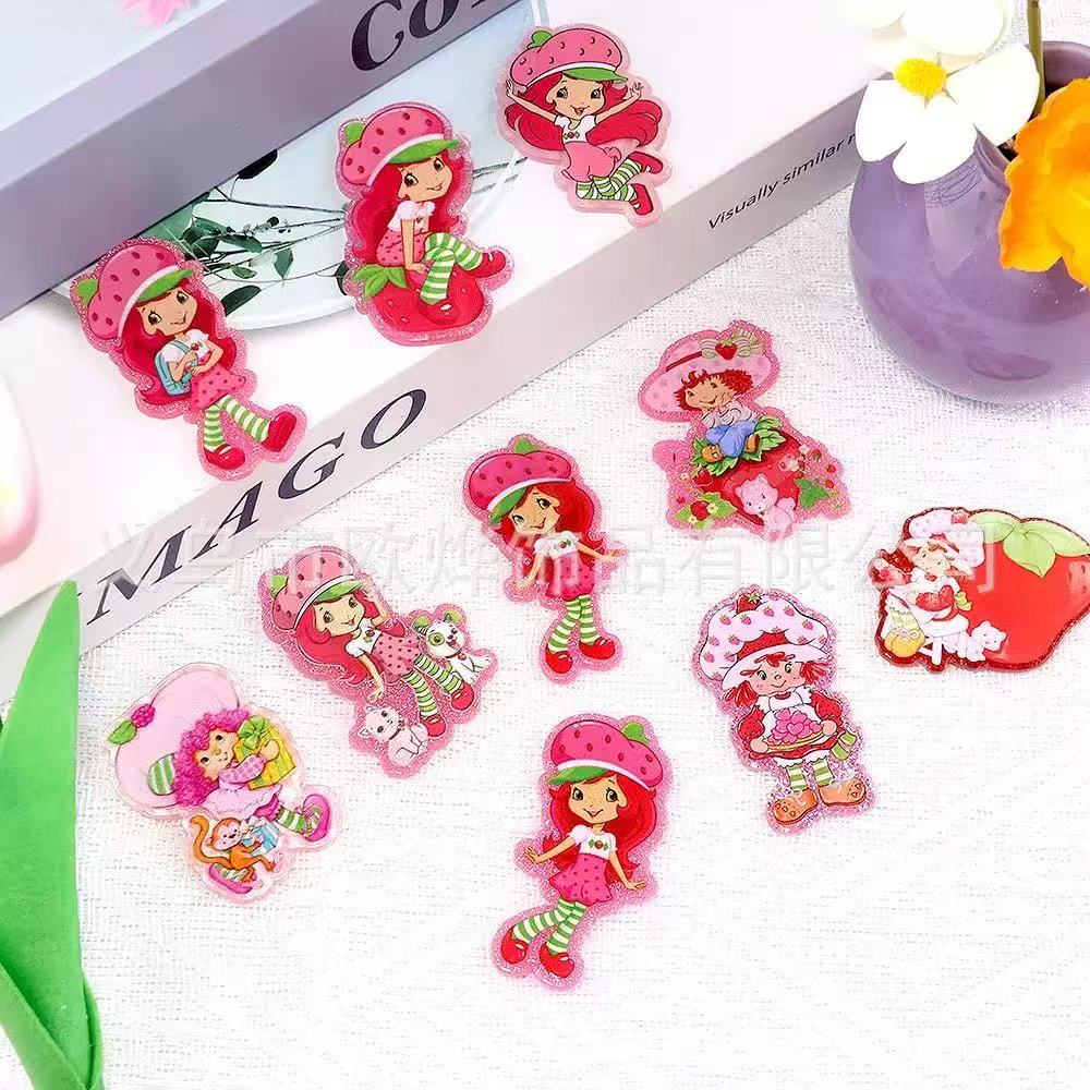 Alwin China RTS New Cartoon Acrylic Flat Backs Cute DIY Patch Pen Bag Accessories Hot Sale Book Marks