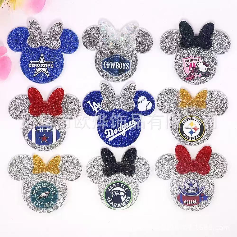 Alwin China RTS New Cartoon Acrylic Flat Backs Cute DIY Patch Pen Bag Accessories Hot Sale Book Marks