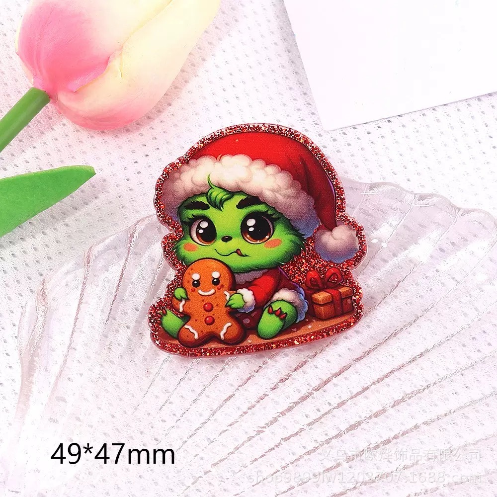 Alwin China RTS New Cartoon Acrylic Flat Backs Cute DIY Patch Pen Bag Accessories Hot Sale Book Marks