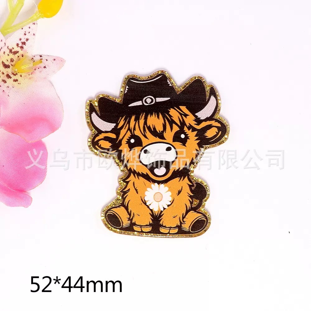 Alwin China RTS New Cartoon Acrylic Flat Backs Cute DIY Patch Pen Bag Accessories Hot Sale Book Marks